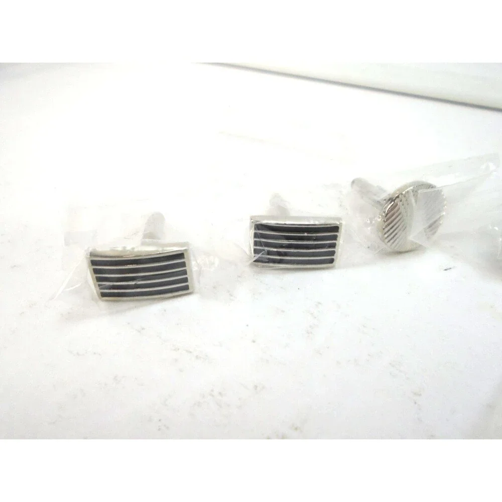 Lictin Men's Cufflinks Cuff Links for Men, Stainless Steel Tuxedo Shirt Cuff...